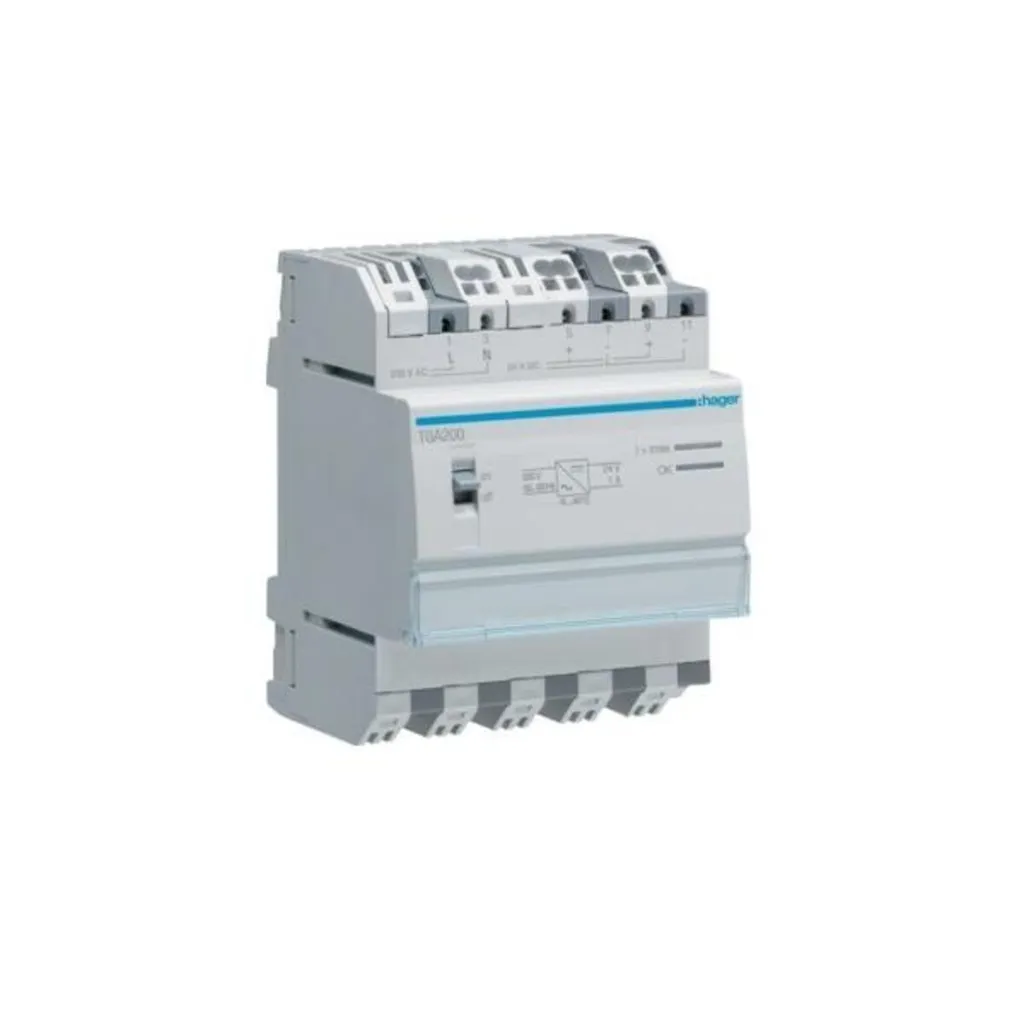Alimentation 24VDC Hager TGA200 haute performance pour automates KNX