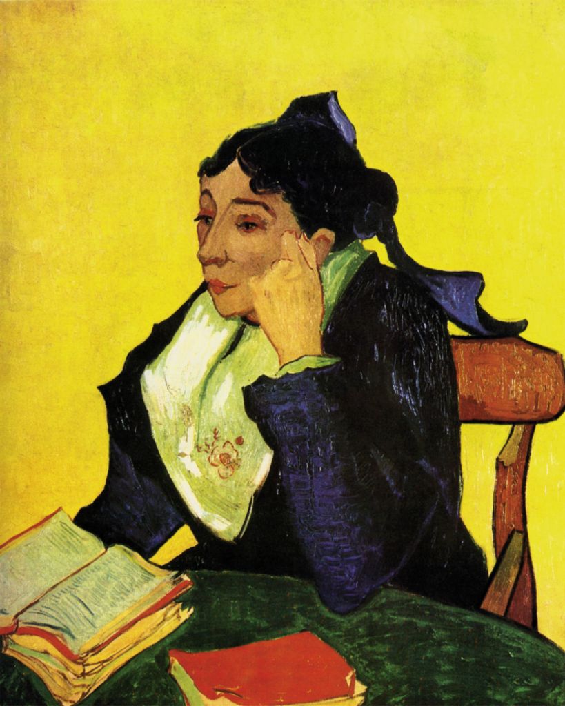 Vincent Van Gogh Kunstdruck Bild - L`Arlésienne, Madame Ginoux Mit Büchern, 1888 (50 x 40 cm)