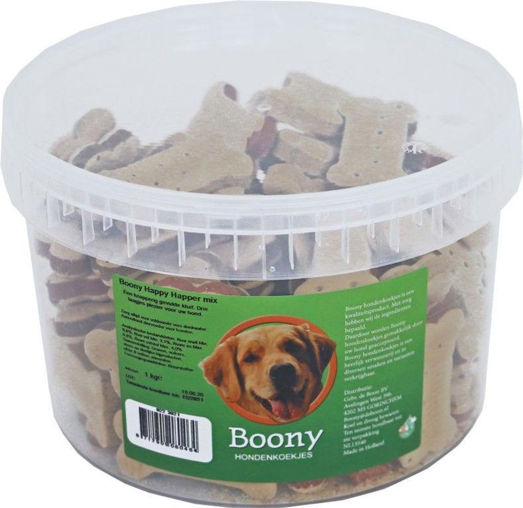 Boony Hundekuchen happy happer mix 1000g - Gebr de boon