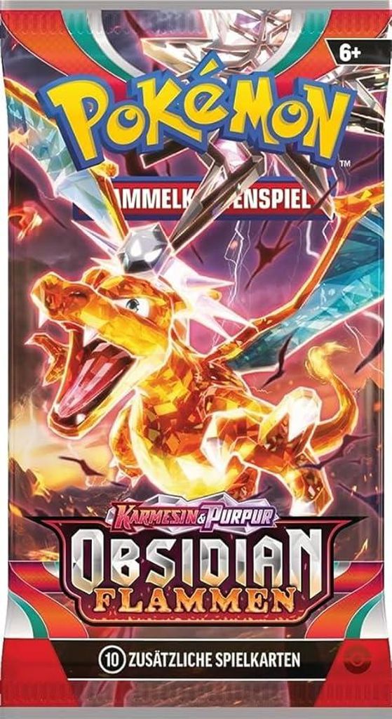 Obsidian Flammen booster pack- DEUTSCH + Heartforcards Produktbild 