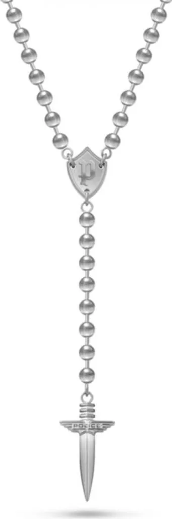 Collier Police PEJGN2103802 argent - Collier homme avec pendentif