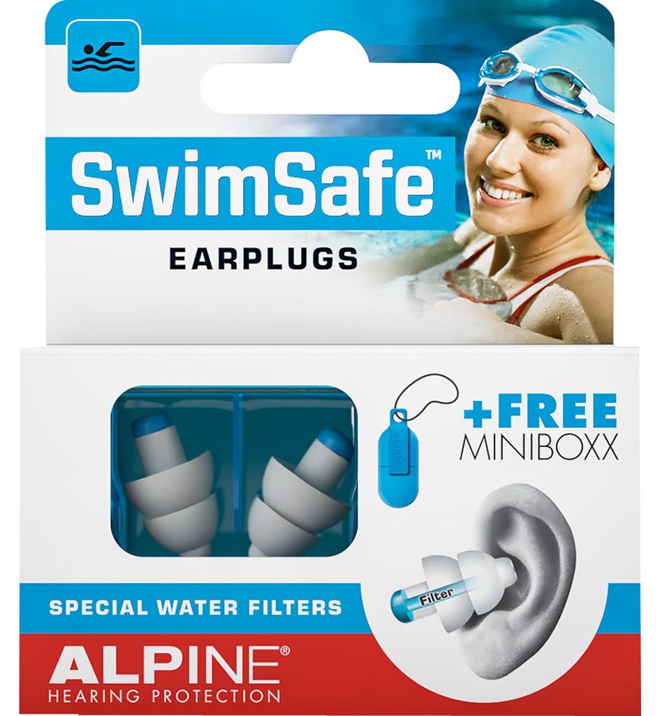 Alpine Swimsafe Oordopjes (1 paar) Productafbeelding 
