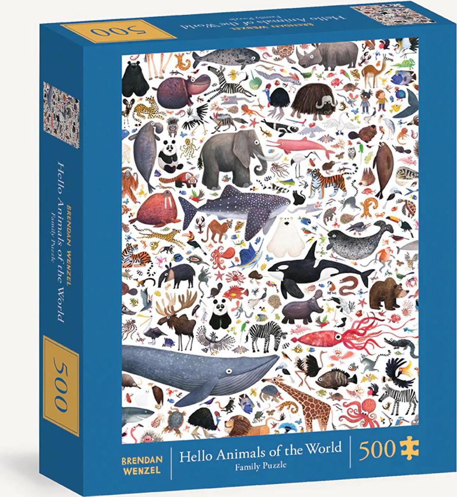 Chronicle Books Puzzle Ahoj zvířata světa 500 dílků Produktbild 