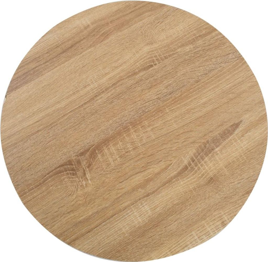 vidaXL Bistrotisch Hellbraun 50 cm MDF