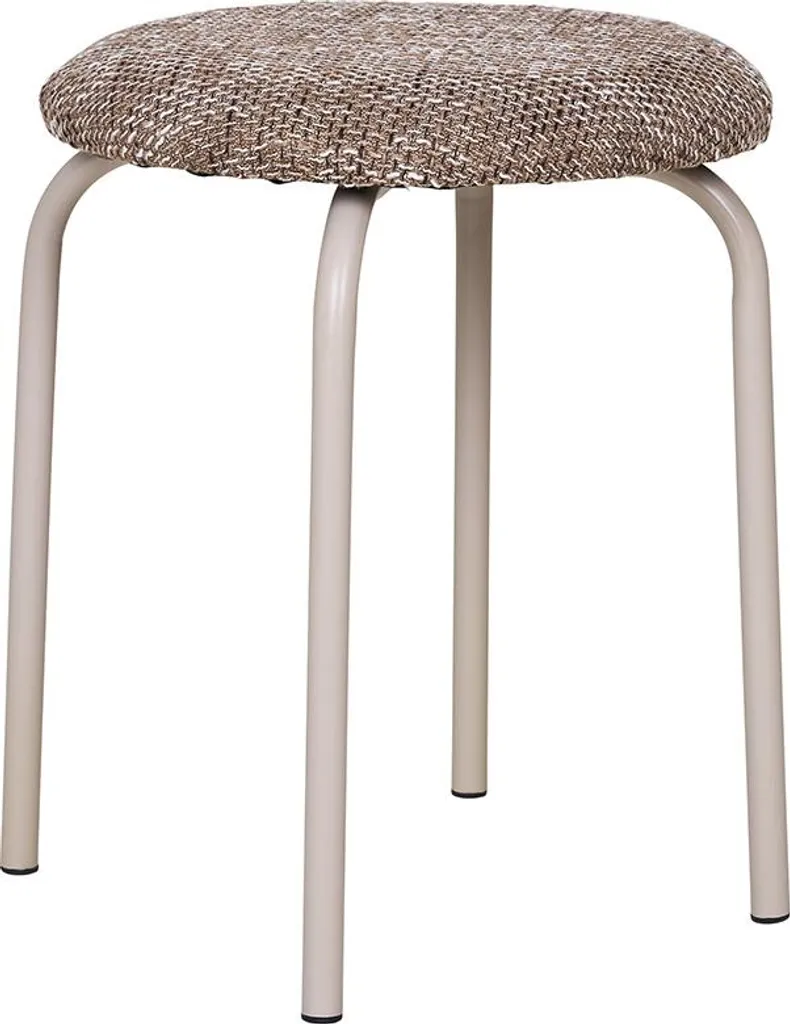 House Collection Magnus : Pouf de Rangement en Similicuir Marron Chic