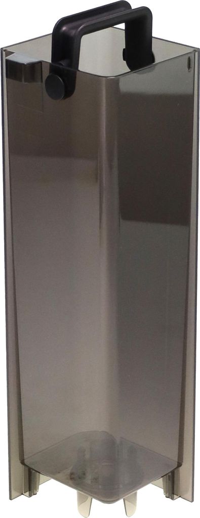 A product shot of a water tank for a coffee machine.