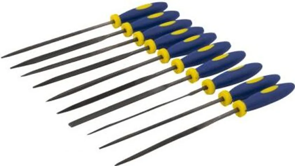 Assortiment de limes de précision Keyvijlen 10 pièces pour le modélisme