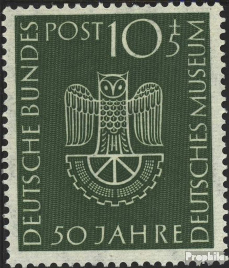 Briefmarken BRD (BR.Deutschland) 1953 Mi 163 (kompl.Ausg.) postfrisch 50 Jahre Deutsches Museum München