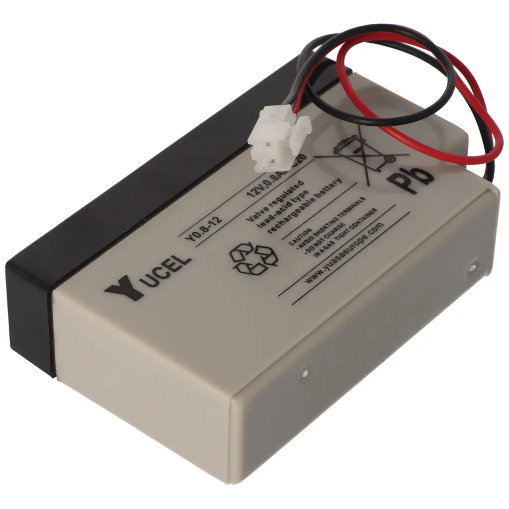 Batterie 12V 0.8Ah Yucel Y0.8-12 Yuasa : remplacez votre batterie usée