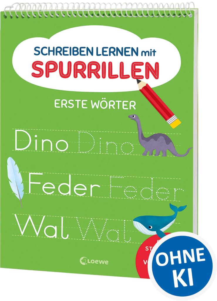 Schreiben lernen mit Spurrillen - Erste Wörter Produktbild 