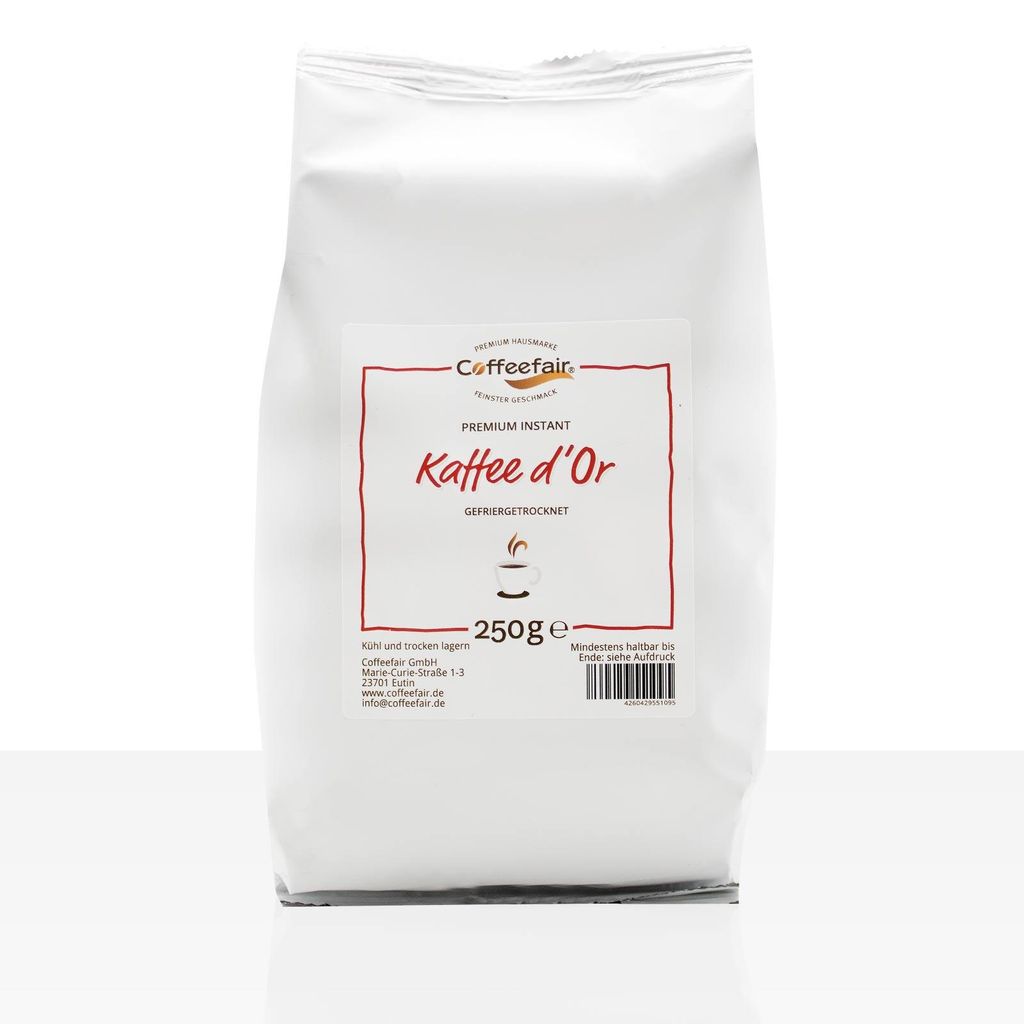 Coffeefair Premium Instant Kaffee d'Or - 250g löslicher Produktbild 