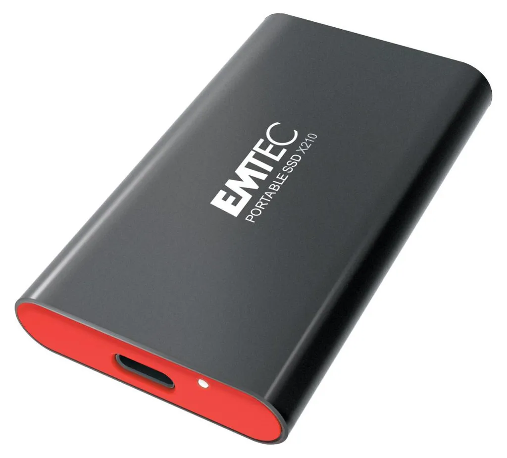 Disque SSD Externe 2To Emtec X210 - Stockage USB-C haute vitesse compact