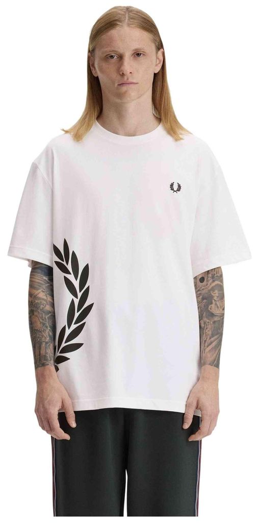 T-Shirt Fred Perry Textured Laurel Wreath T-Shirt für Herren