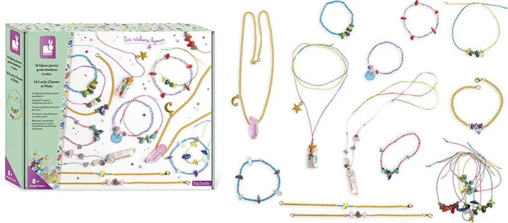 Atelier Bijoux Janod - Idée Cadeau Anniversaire pour Fille de 8 à 12 Ans