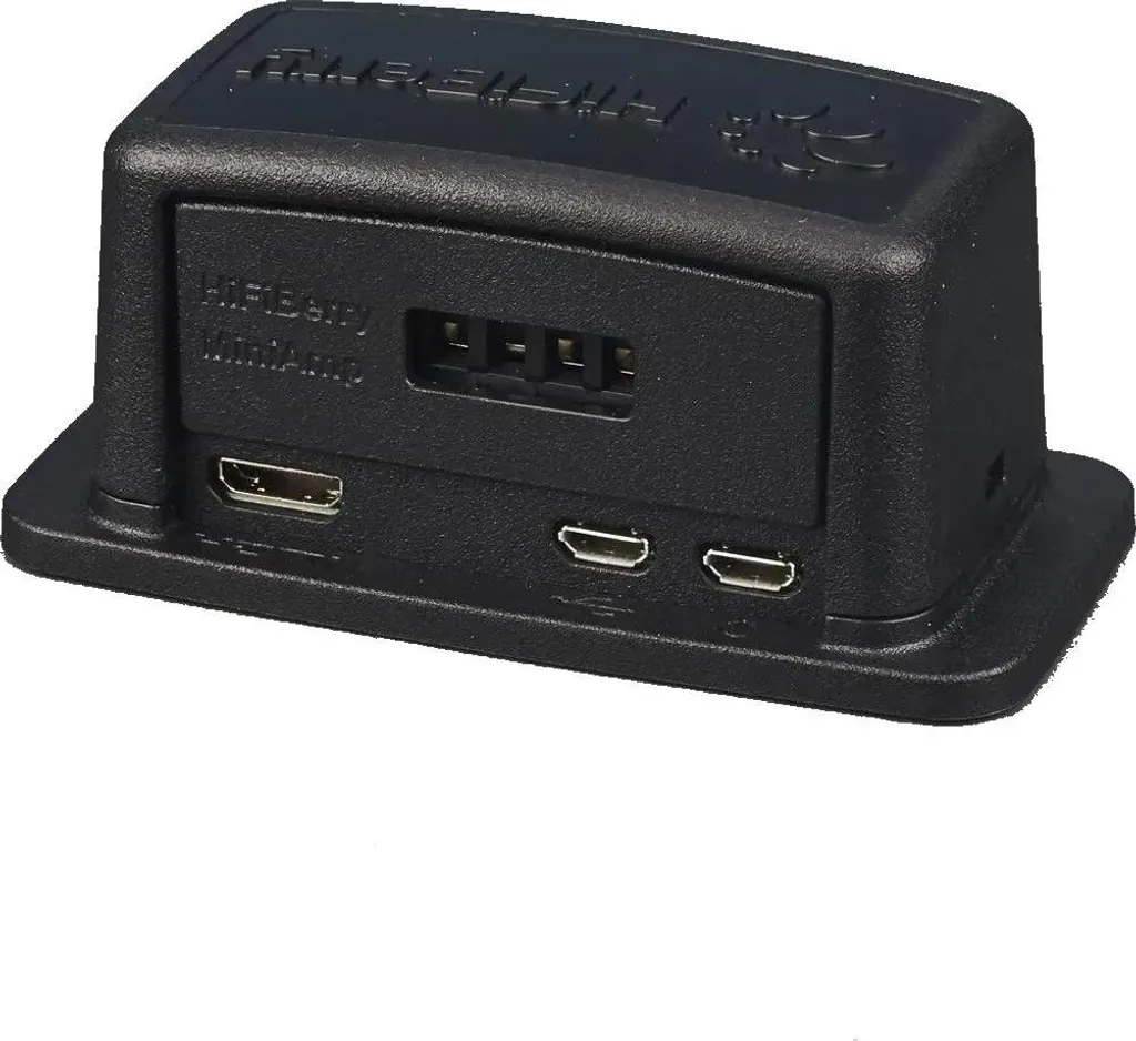 Boîtier pour lecteur audio Raspberry Pi Zero et HiFiBerry MiniAMP Noir