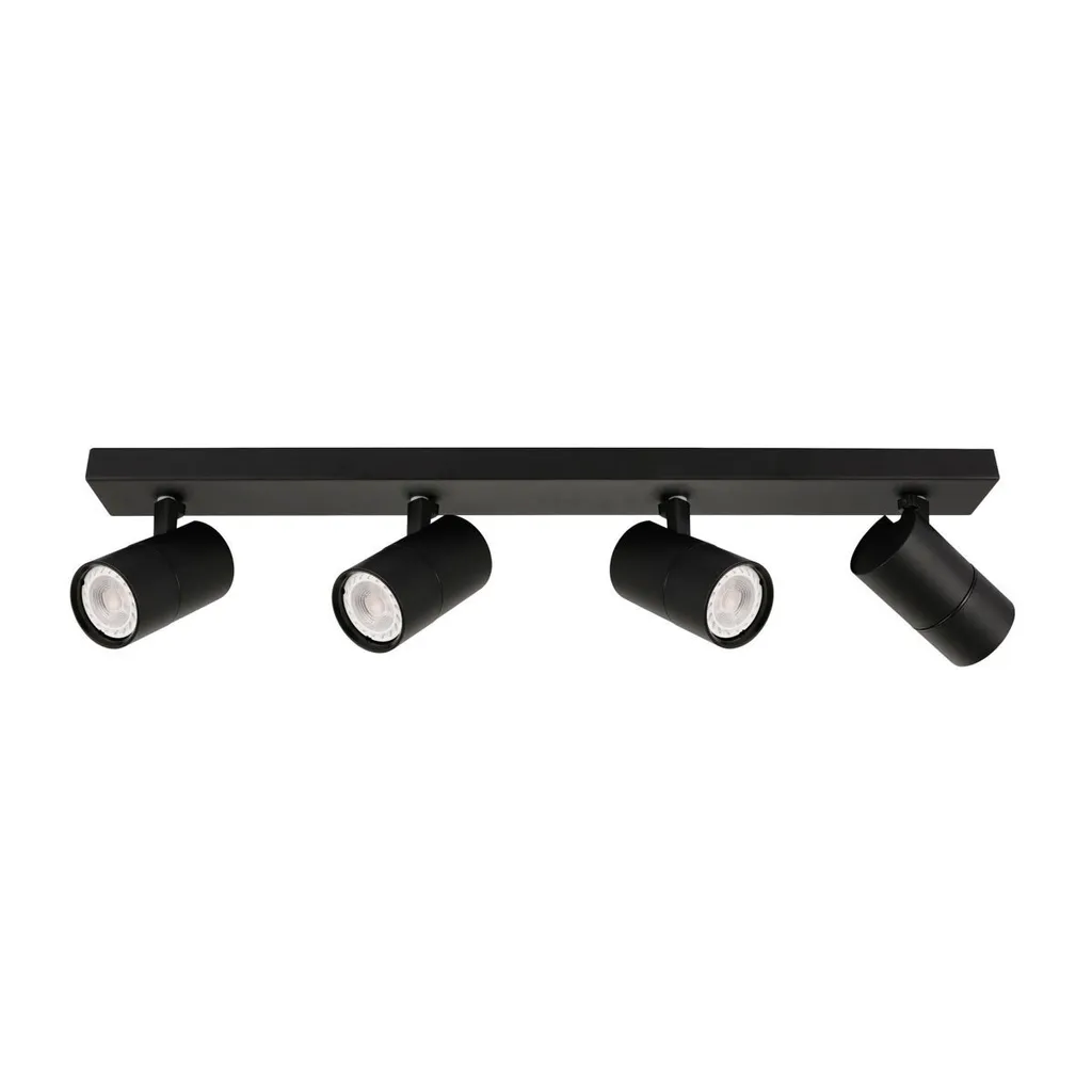 Italux Laconi Lampada da soffitto LED moderna nera SPL-2813-4B-BL