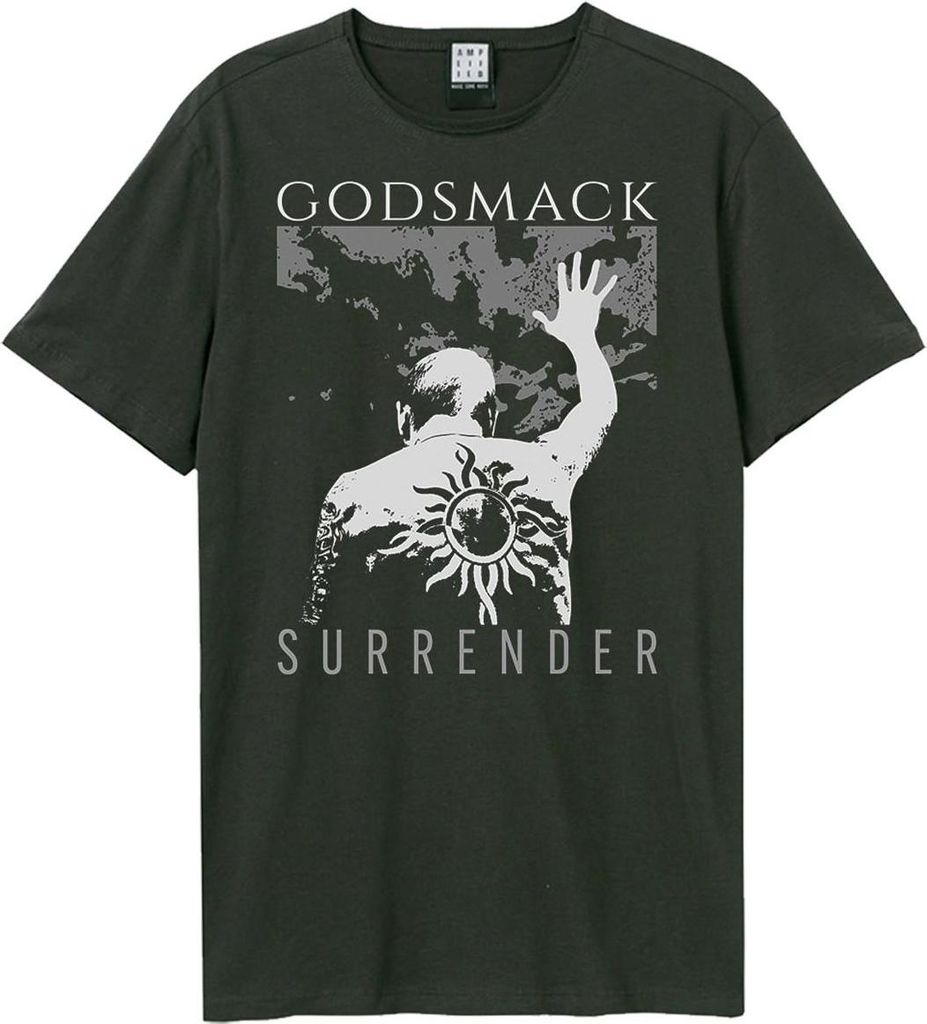 Amplified - "Surrender" T-Shirt für Herren/Damen Uni GD3218 (XXL) (Holzkohle)