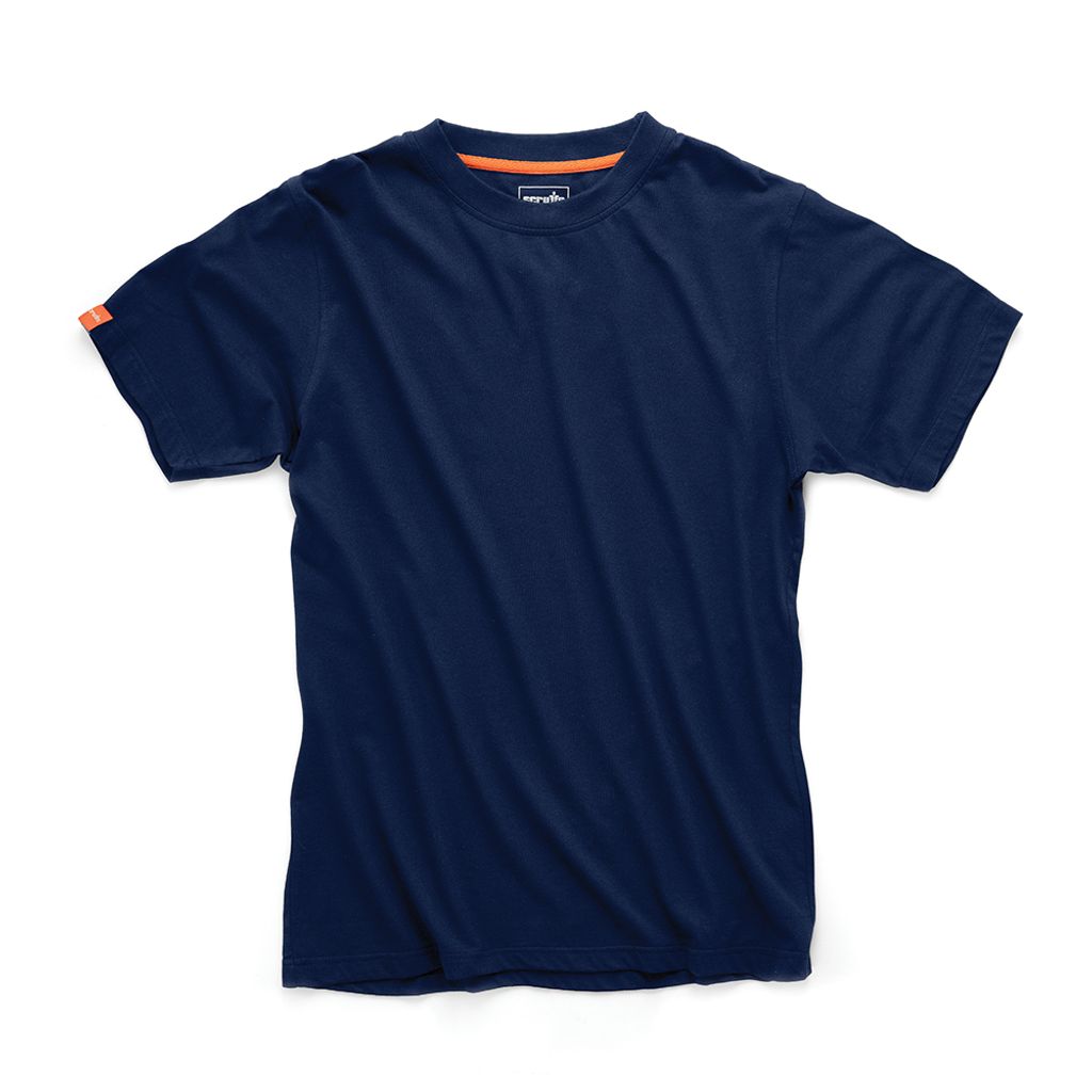 Scruffs - T-Shirt „Eco Worker“, marineblau Größe M