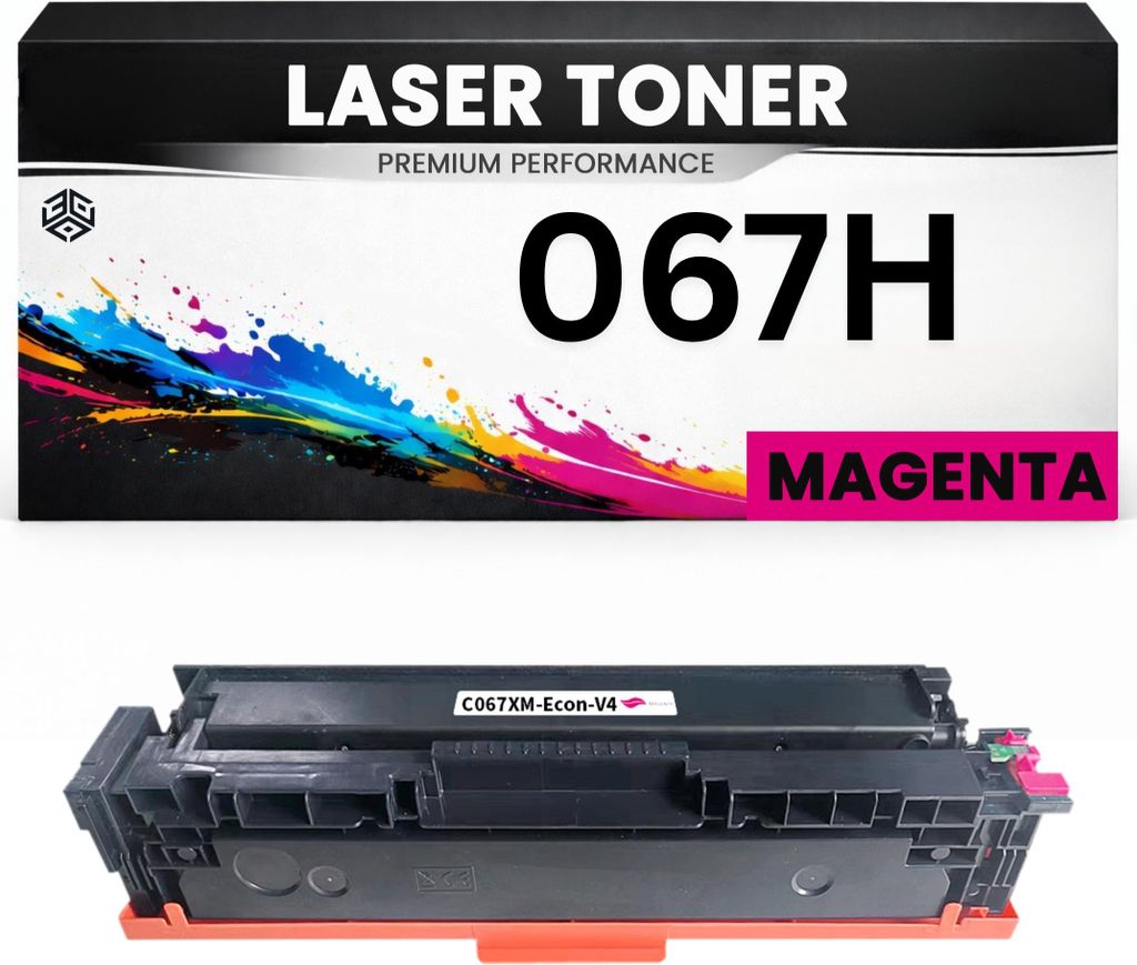 2 x Toner Cartridge 067H Magenta für Canon Premium Alternative imageClass LBP633Cdw/632Cdw/631Cw MF651Cw/653Cdw/654Cdw LBP632Cdw