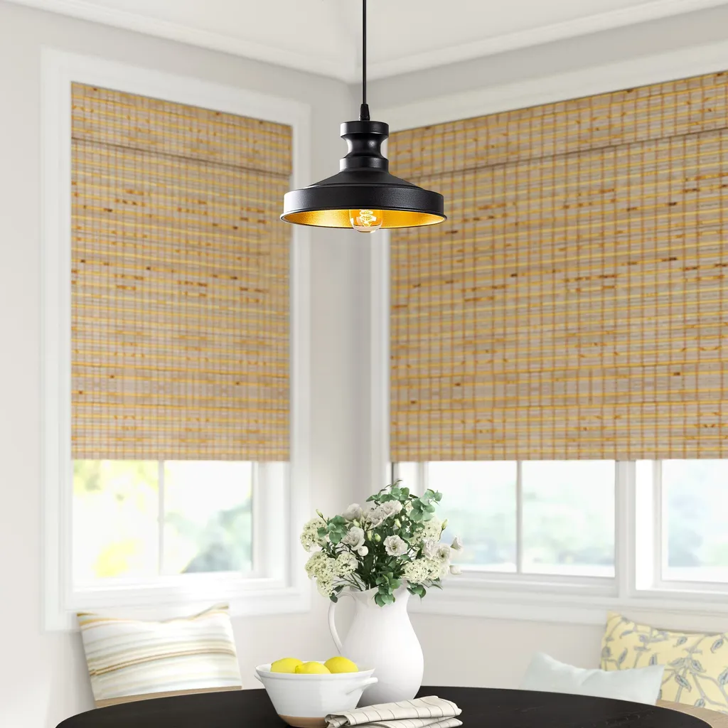 Lustre Suspension Noire Design Berceste en Métal pour Salon et Cuisine