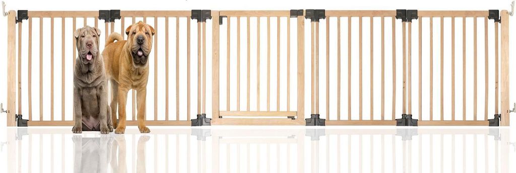 Bettacare Holz MehrPanel HaustierSchutz, Bis zu 336cm, Naturholz
