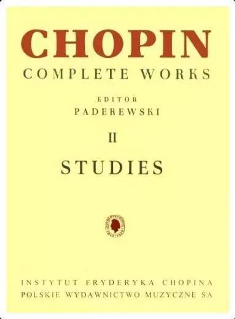 Chopin Dzieła Wszystkie Etiudy Image du produit 