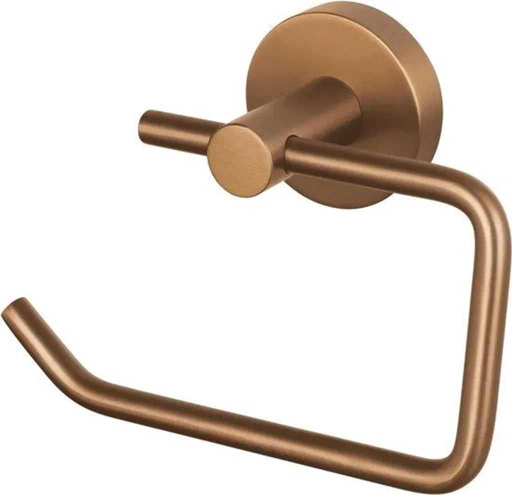 Porte-rouleau papier toilette bronze anti-rouille PVD - Fixation murale
