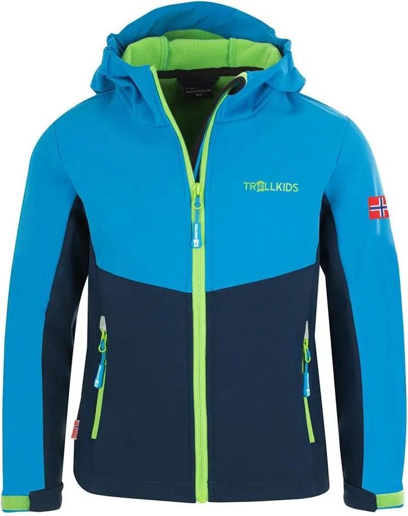 Trollkids Kristiansand Jacke Grün,Blau 116 cm Kinder Grün,Blau 116 cm