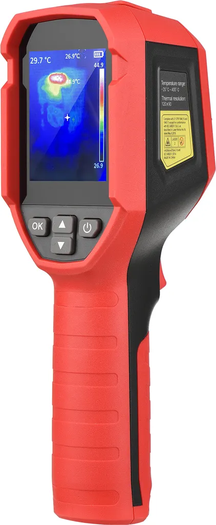 UNI-T UTi120S Caméra Thermique Infrarouge 120x90 avec Écran LCD 2,4"