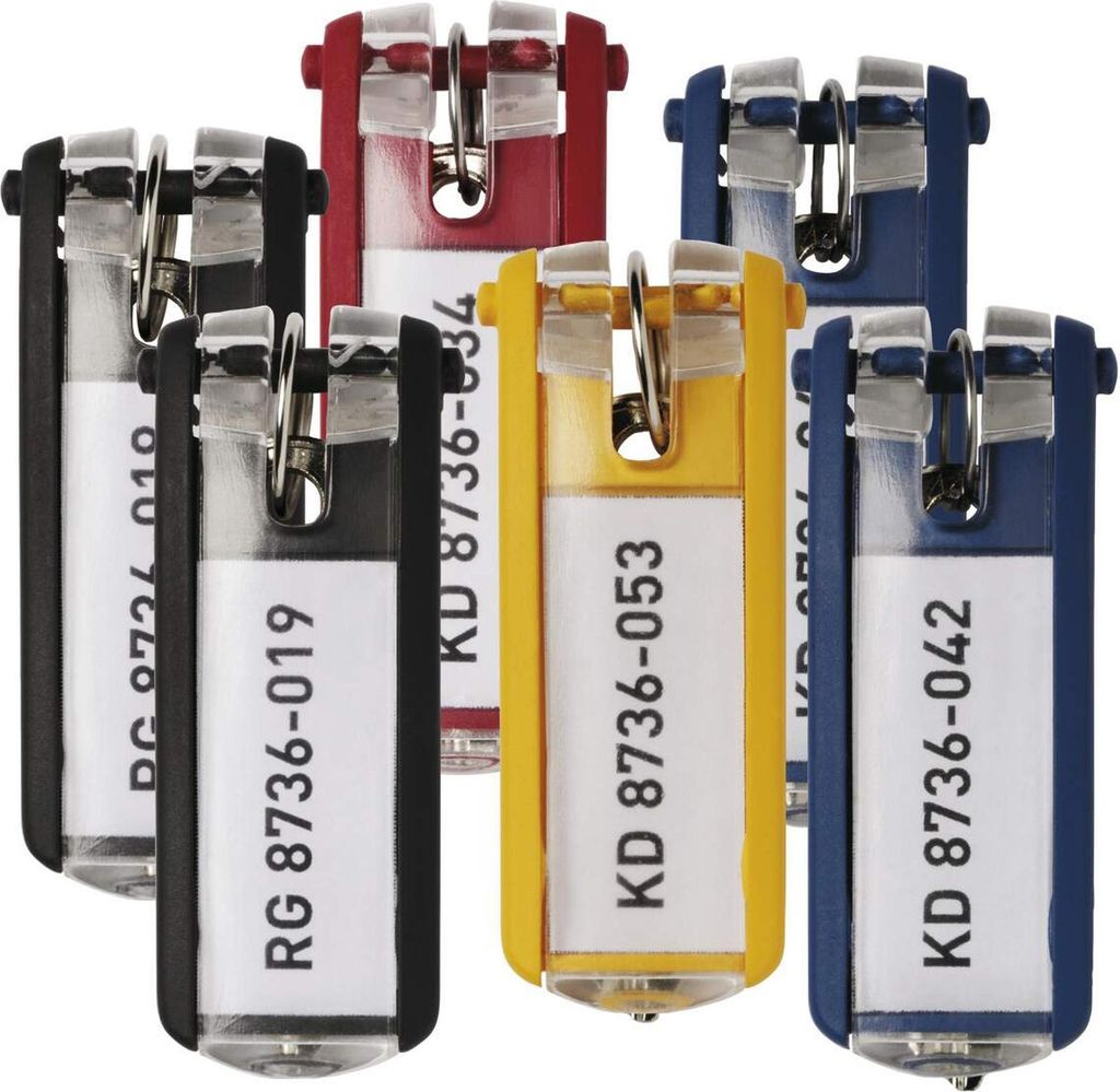 DURABLE Schlüsselanhänger KEY CLIP 24 St., 194927 mehrfarbig