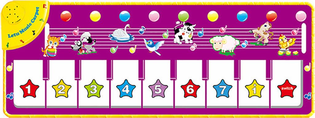 Babyspielzeug ab 1 Jahr Musikmatte, Kinderspielzeug ab 1 Jahr, Geschenk 1 Jahr Junge Mädchen, Geburtstag Mädchen Junge ab 2 3 4 Jahren, Weihnacht...