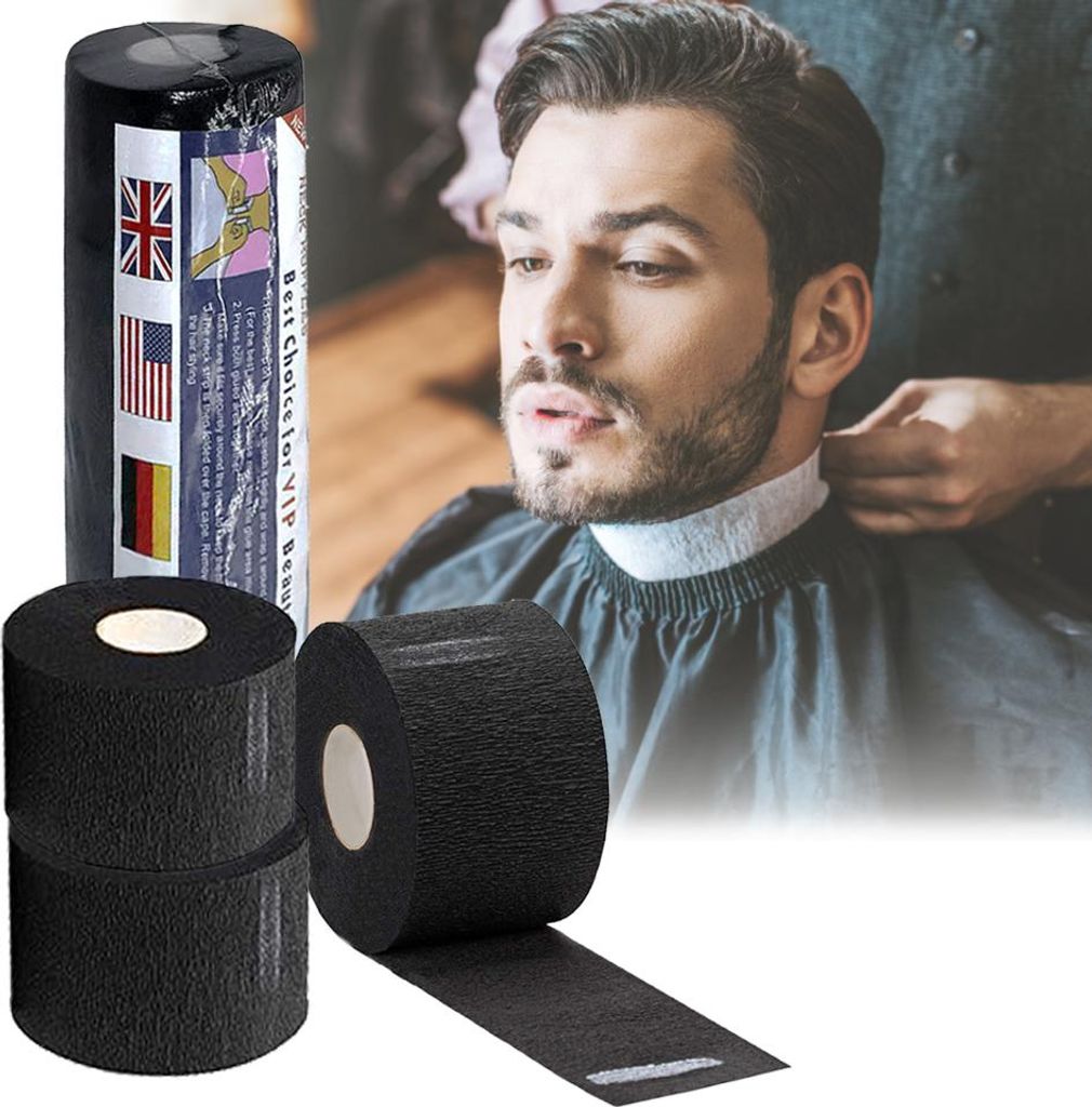 Collari da barbiere orifizio protettivo monouso 100pcs Immagine del prodotto 