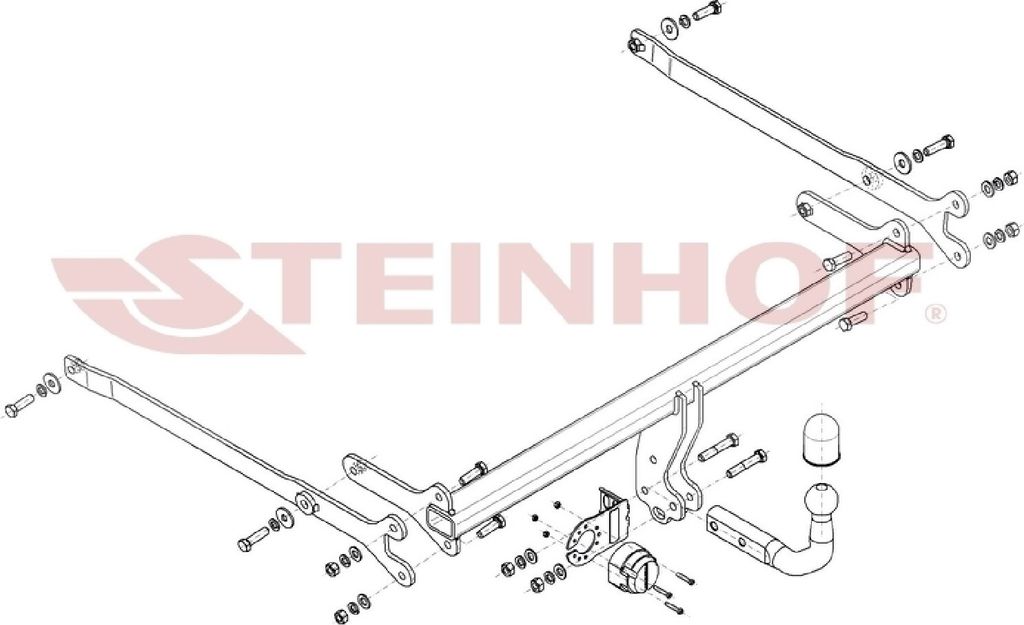 Z547032 Anhängerkupplung passend für MAZDA CX-30 07/2019- starr