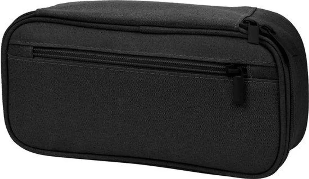 Trousse scolaire avec poignée en tissu imperméable et double compartiment