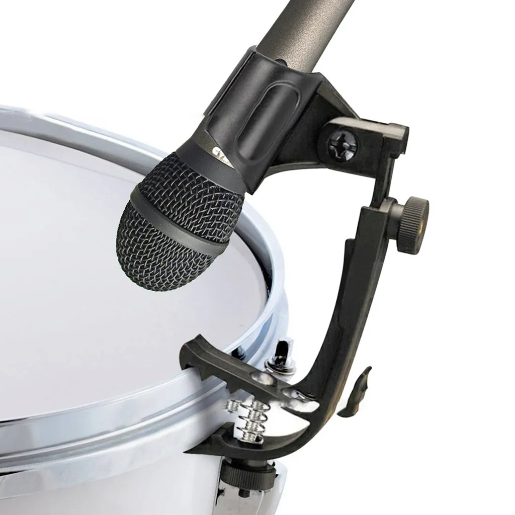 Support Microphone Batterie avec Hauteur Ajustable et Filetage Standard - 4
