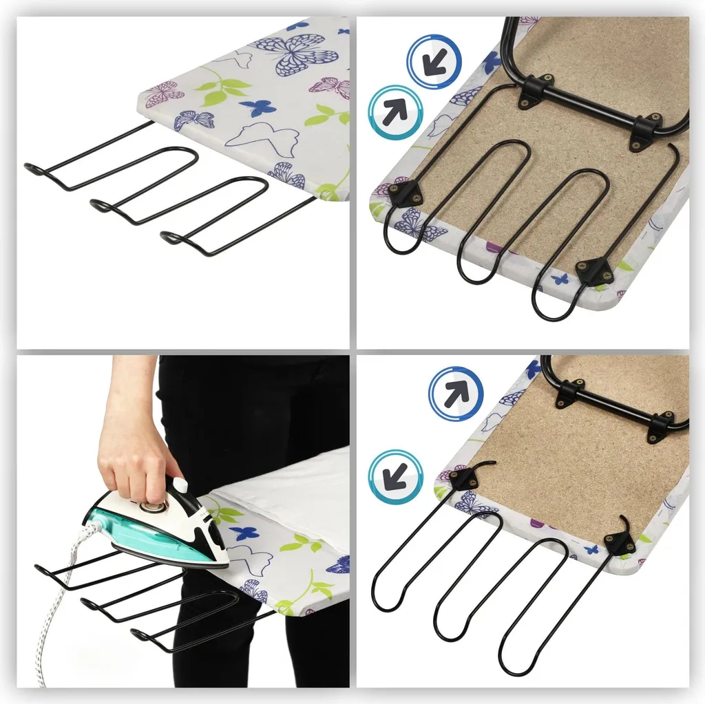 Planche à repasser pliable 100x30 cm avec support fer fixe - Modèle L01 - 5