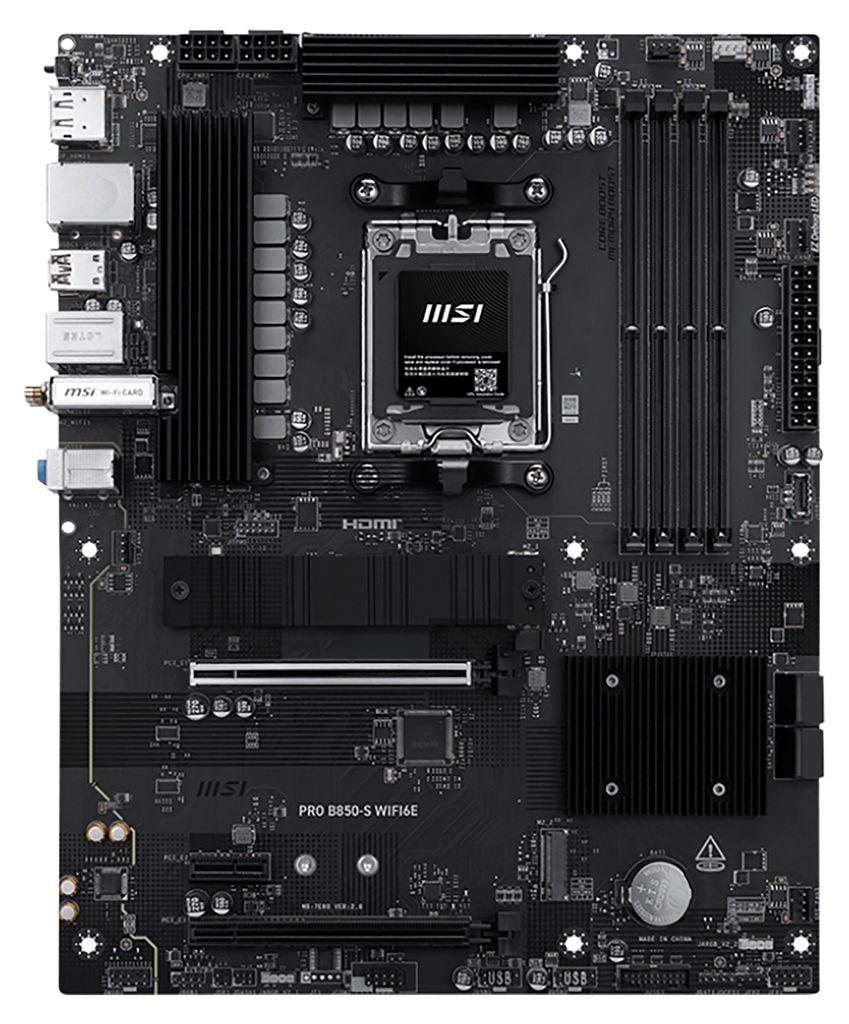 MSI PRO B850-S WIFI6E Motherboard AMD B850 Sockel AM5 ATX