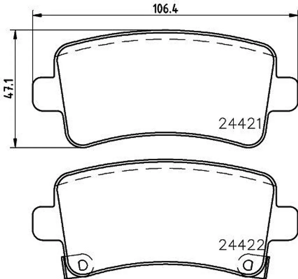 Plaquettes de Frein HELLA 8DB 355 037-651 pour Malibu V300 et Insignia A