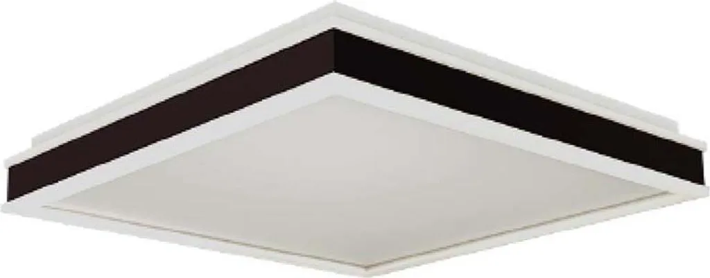 Plafonnier LED aluminium noir 35 cm - Intensité lumineuse haute qualité