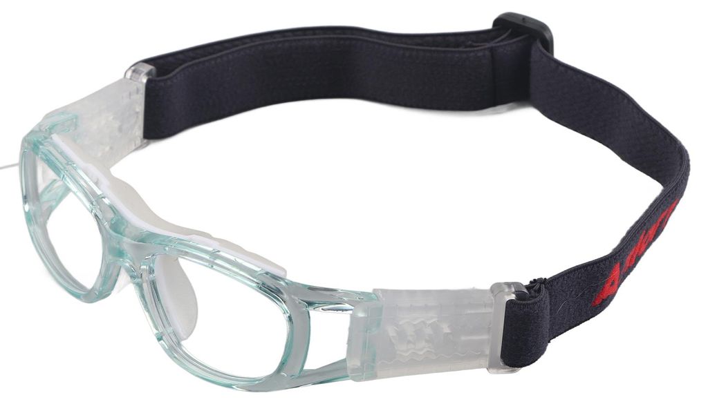 Kinder-Sportbrille, verstellbar, für Fußball, Radfahren, Basketball, Brille, Zubehör, Blau