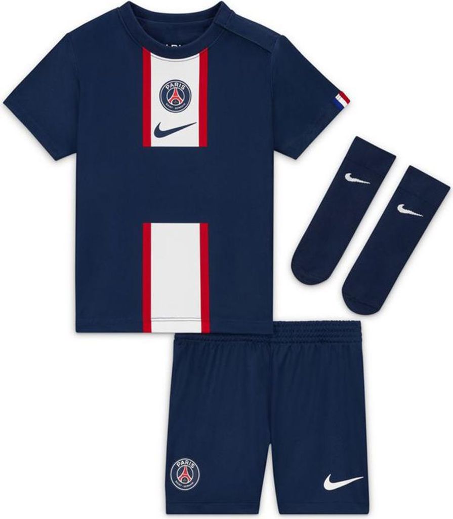 Nike PSG Fußballset für Kleinkinder DJ7917 411 (75-80 cm, 12-18 Monate)