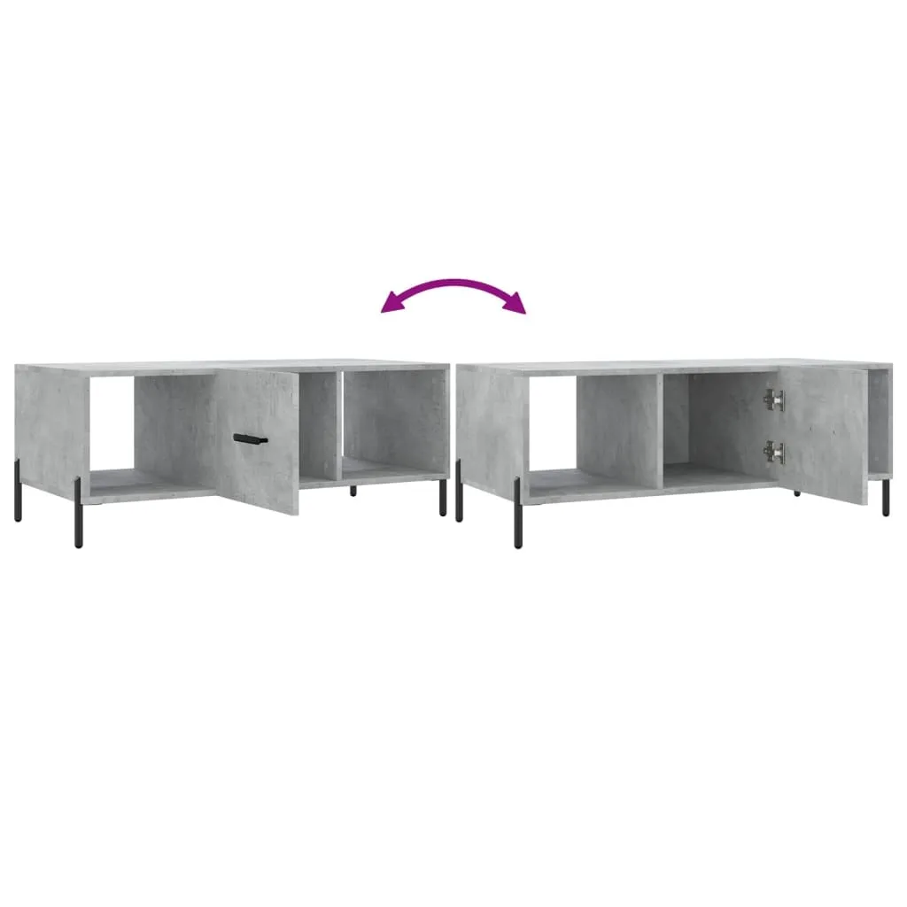 Tavolino Salotto 102x50 Grigio Cemento Maison Exclusive - Miglior Prezzo - 9