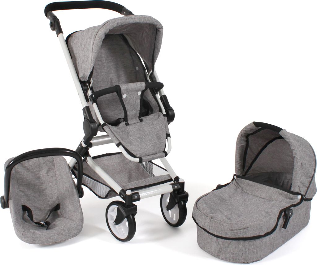 Bayer Chic 2000 Kombi-Puppenwagen Fides 3in1 | Set mit Produktbild 