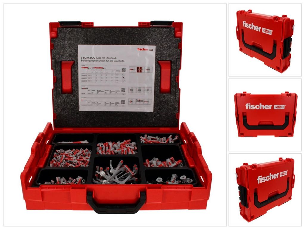 Fischer L-BOXX, Okrągły, 400 x DuoPower 6 x 30, 80 x Zdjęcie produktu 