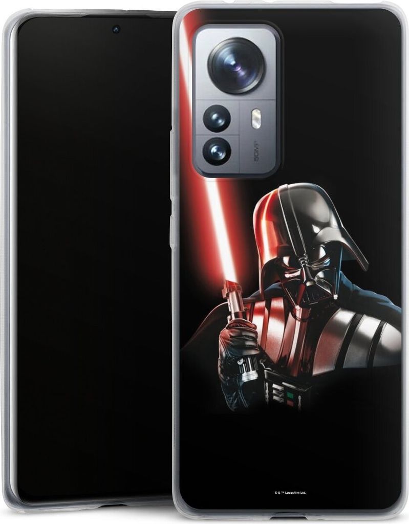 DeinDesign Slim Hülle für Xiaomi 12 Pro 5G Silikon Case Ultra Dünn Handyhülle Darth Vader Fanartikel Star Wars