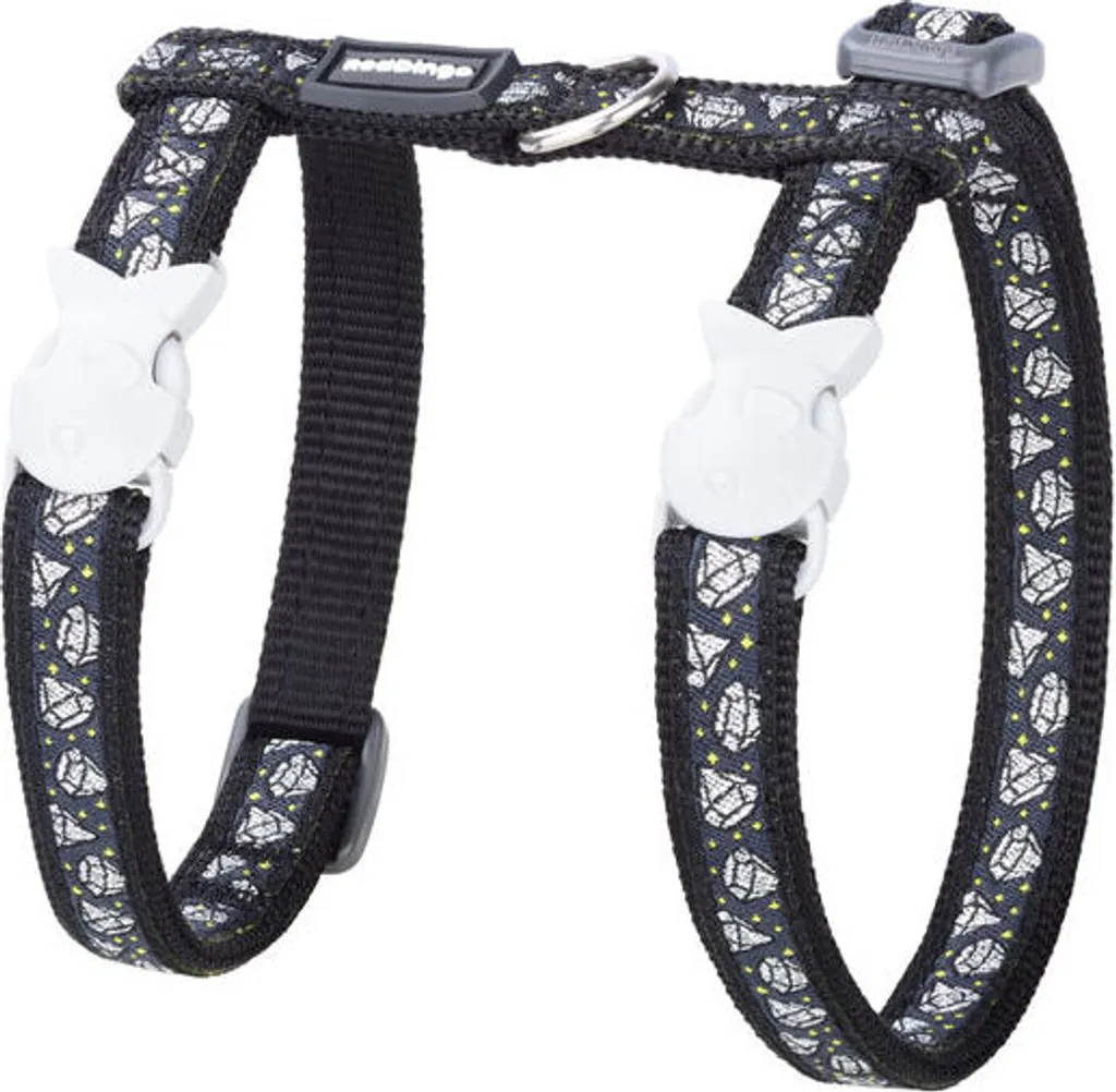 Pettorina Red Dingo Diamond Black: Sicurezza e Stile per Cani - Compra Ora