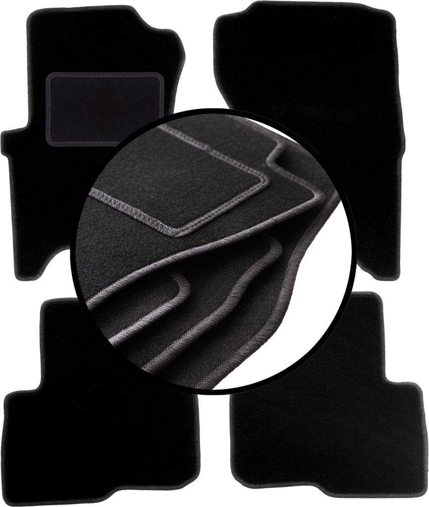 Komplettset Veloursmatten für: Land Rover Discovery III SUV (2004-2011)