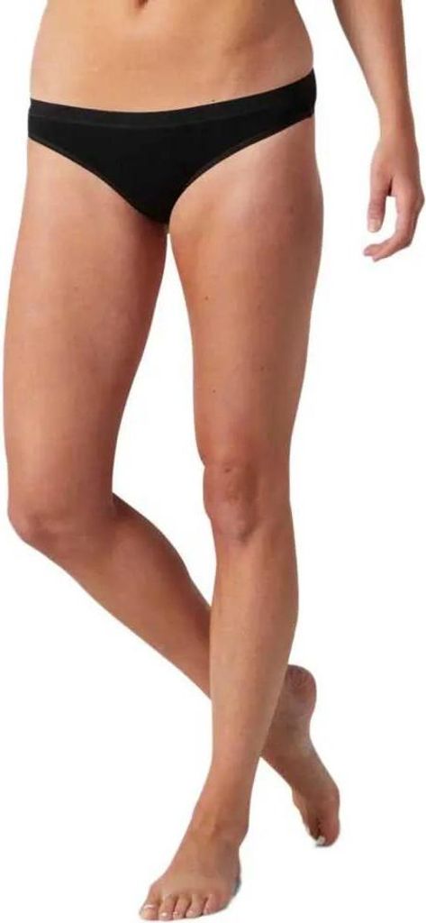 Smartwool Merino Bikini Slip Schwarz L Damen Schwarz L