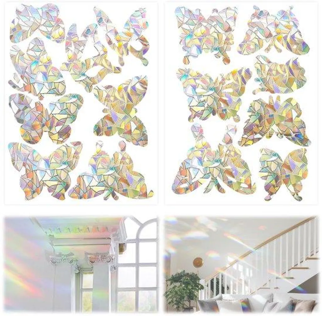 Film de protection arc-en-ciel électrostatique - Lot de 30 pièces