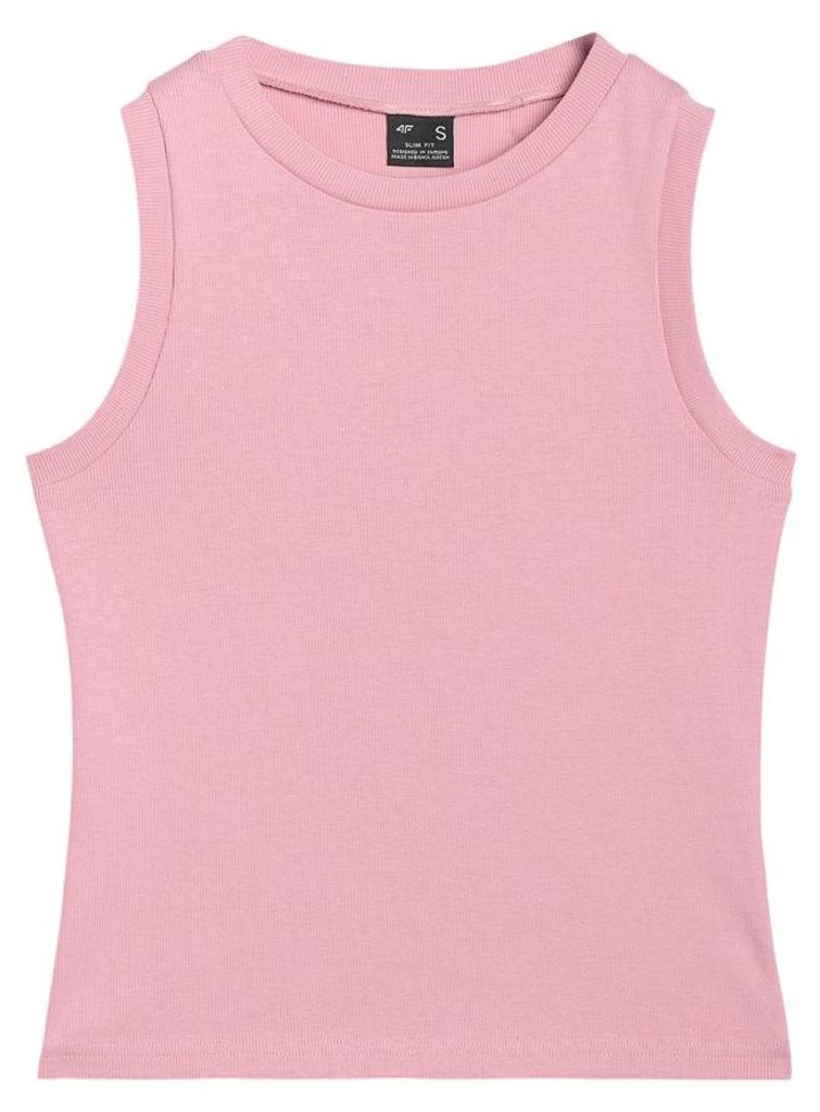 4F - "F132" Ärmelloses Oberteil für Damen Ärmellos PP1273 (S) (Pink)